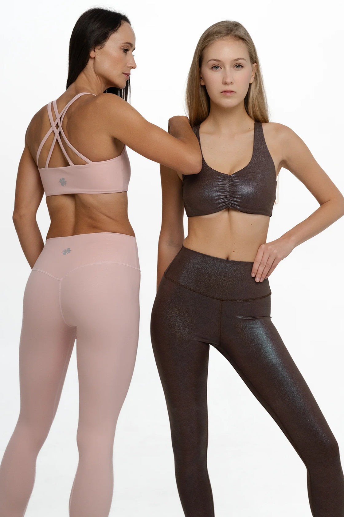 Brown shine liquid set for workout