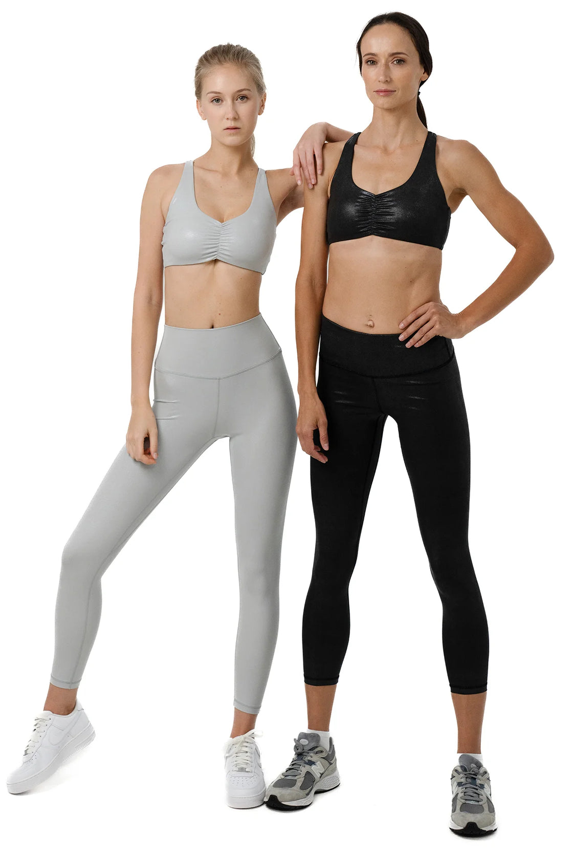 Grey Shine set for yoga