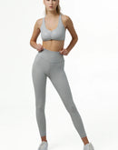 Grey shine leggings