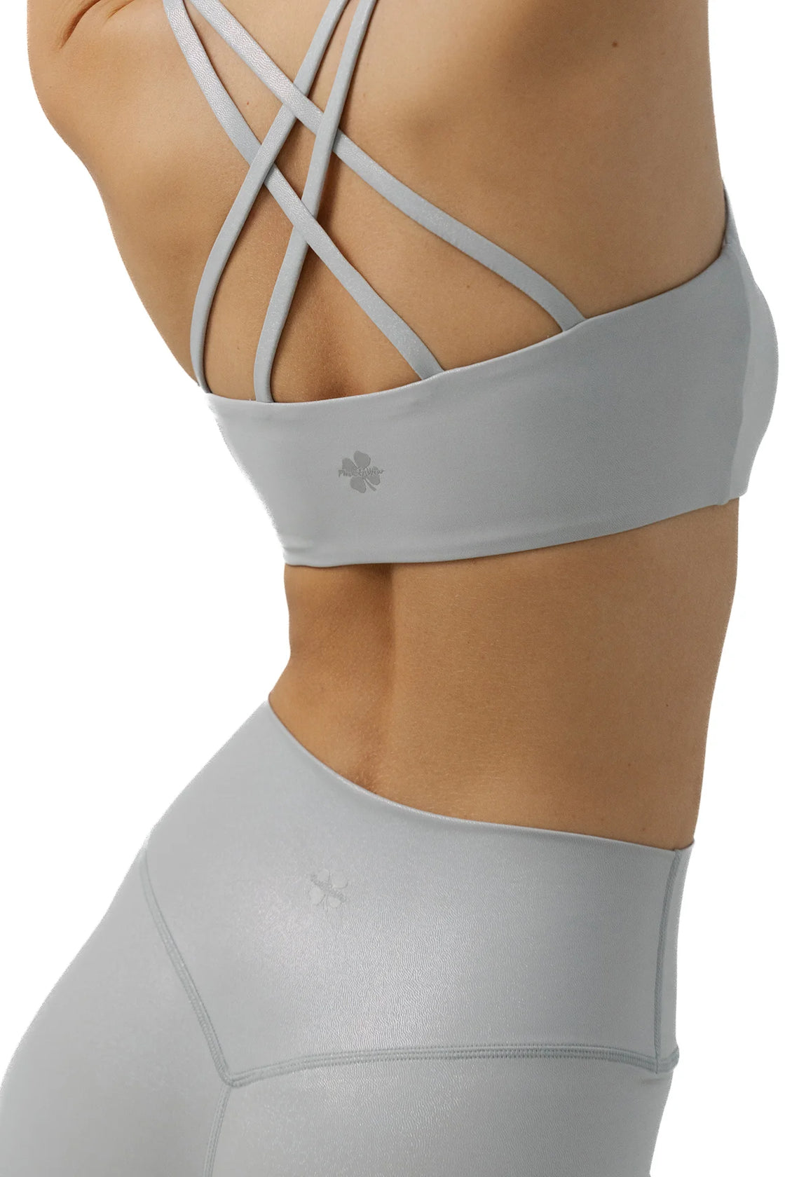 Women Grey shine Bra form back