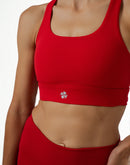 Red Bra cross back for women