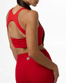 Red set leggings and bra