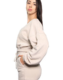 Women pullover in tan color