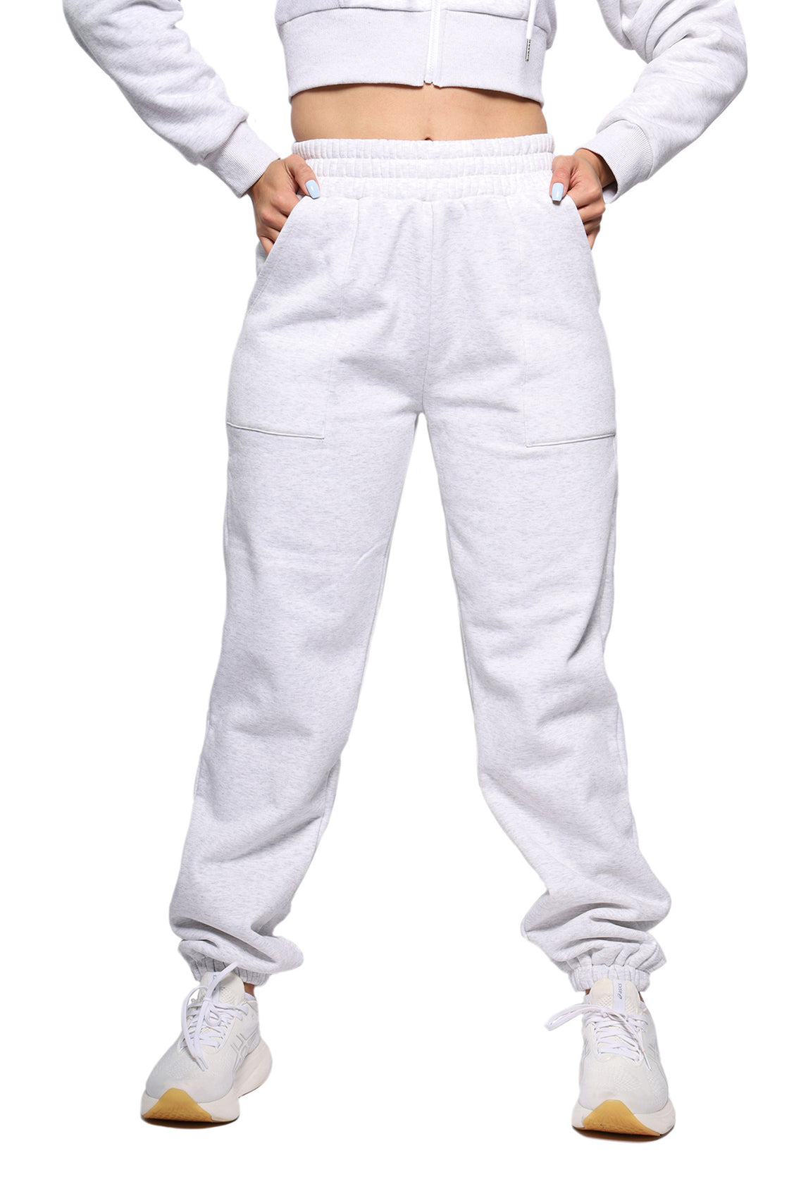 Women off-white joggers
