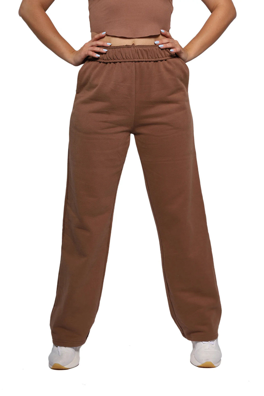 Brown sweatpants