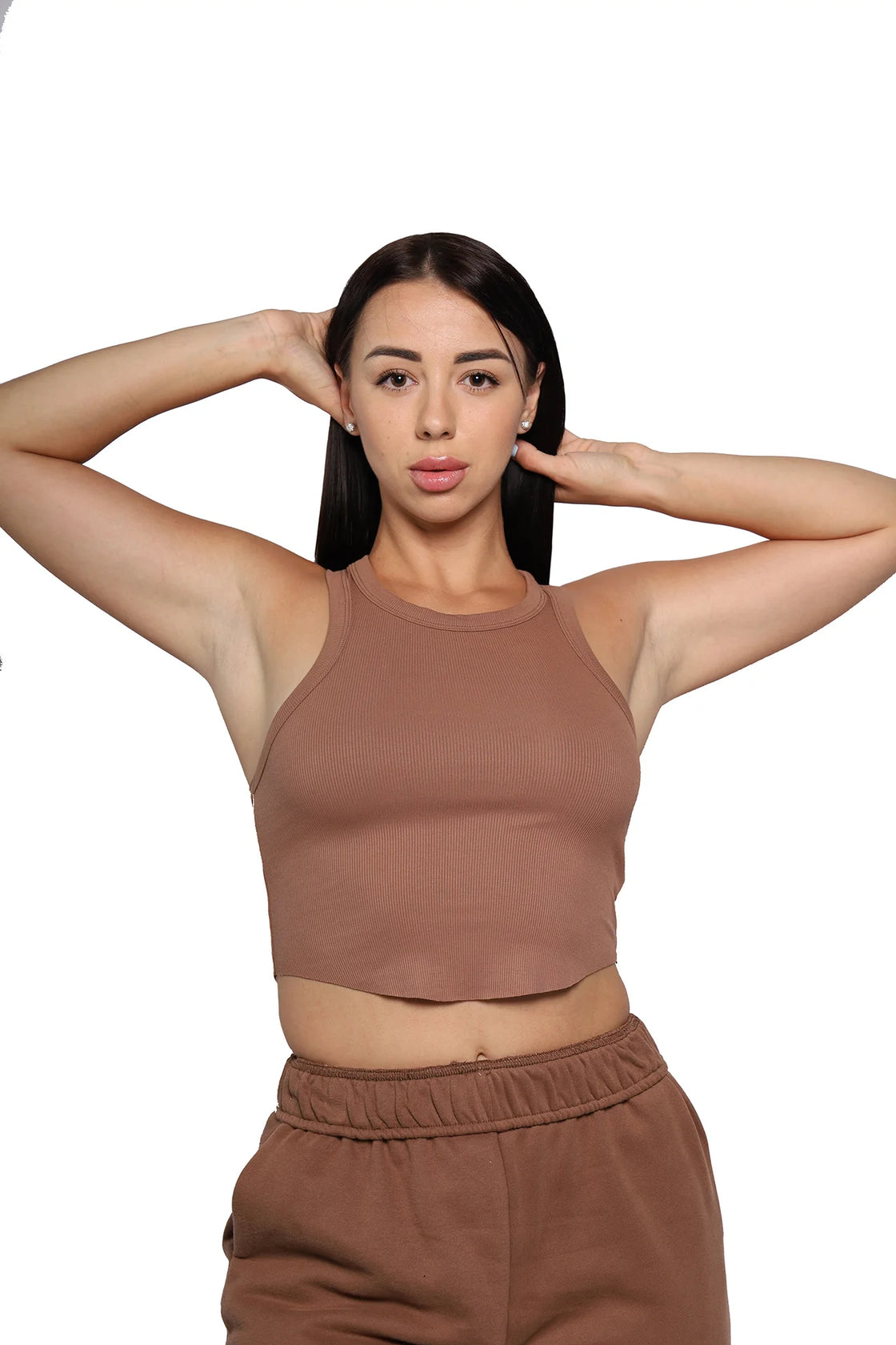 Brown crop tank