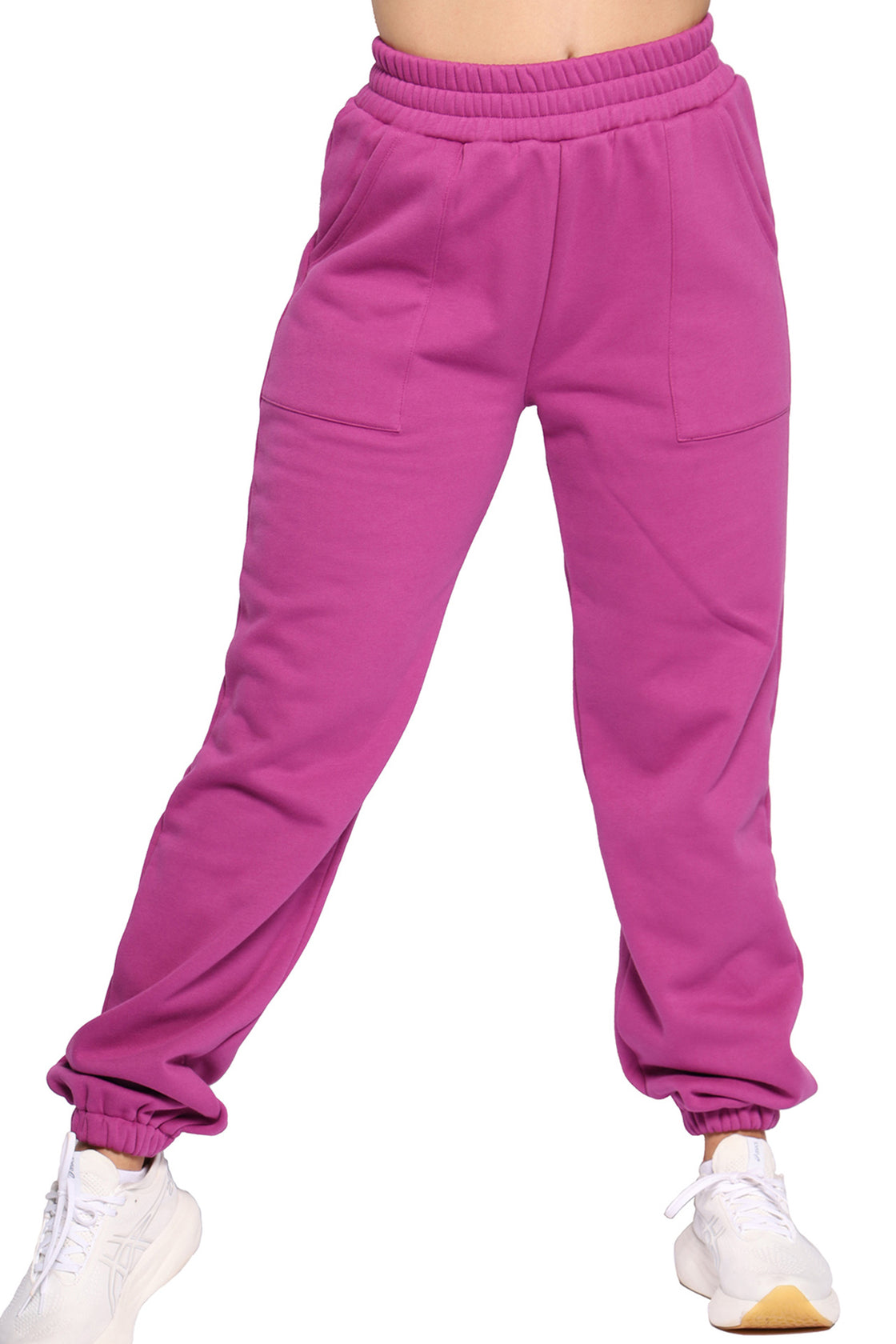 Hot pink joggers