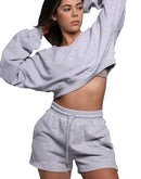 Women off-white shorts