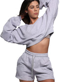 Women oversize pullover in off-White