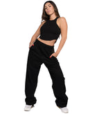 Black crop top