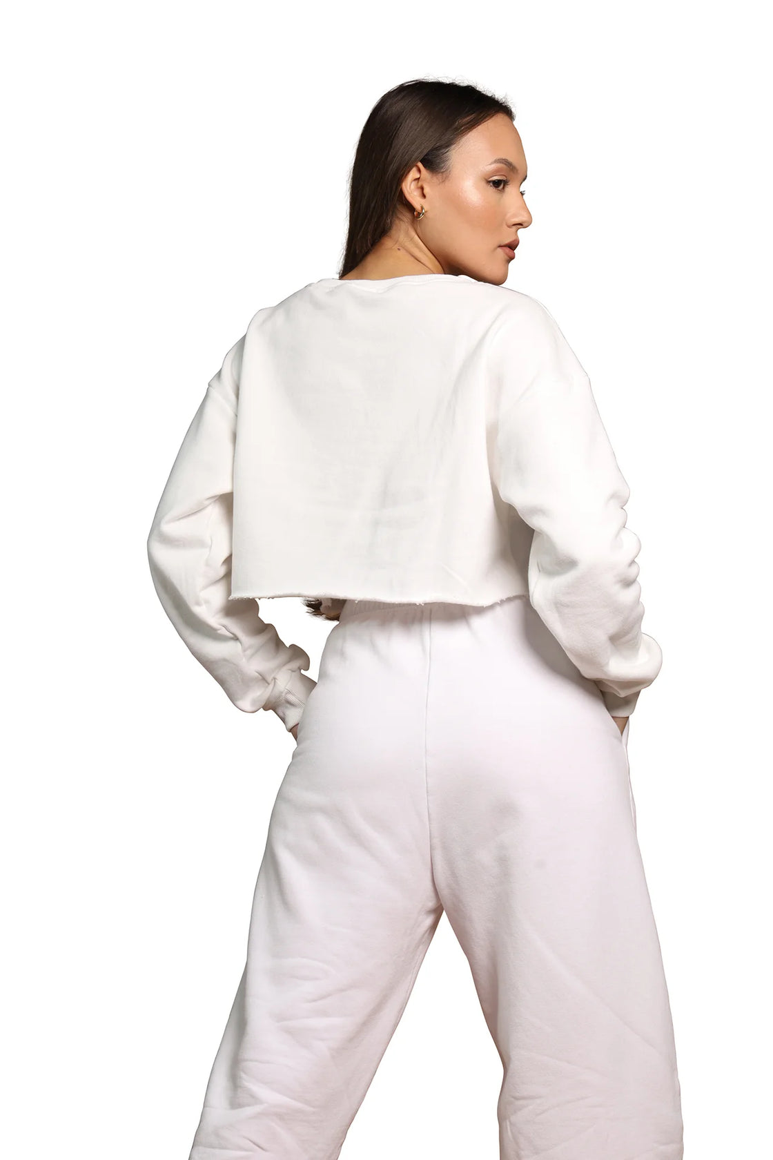 White crop top