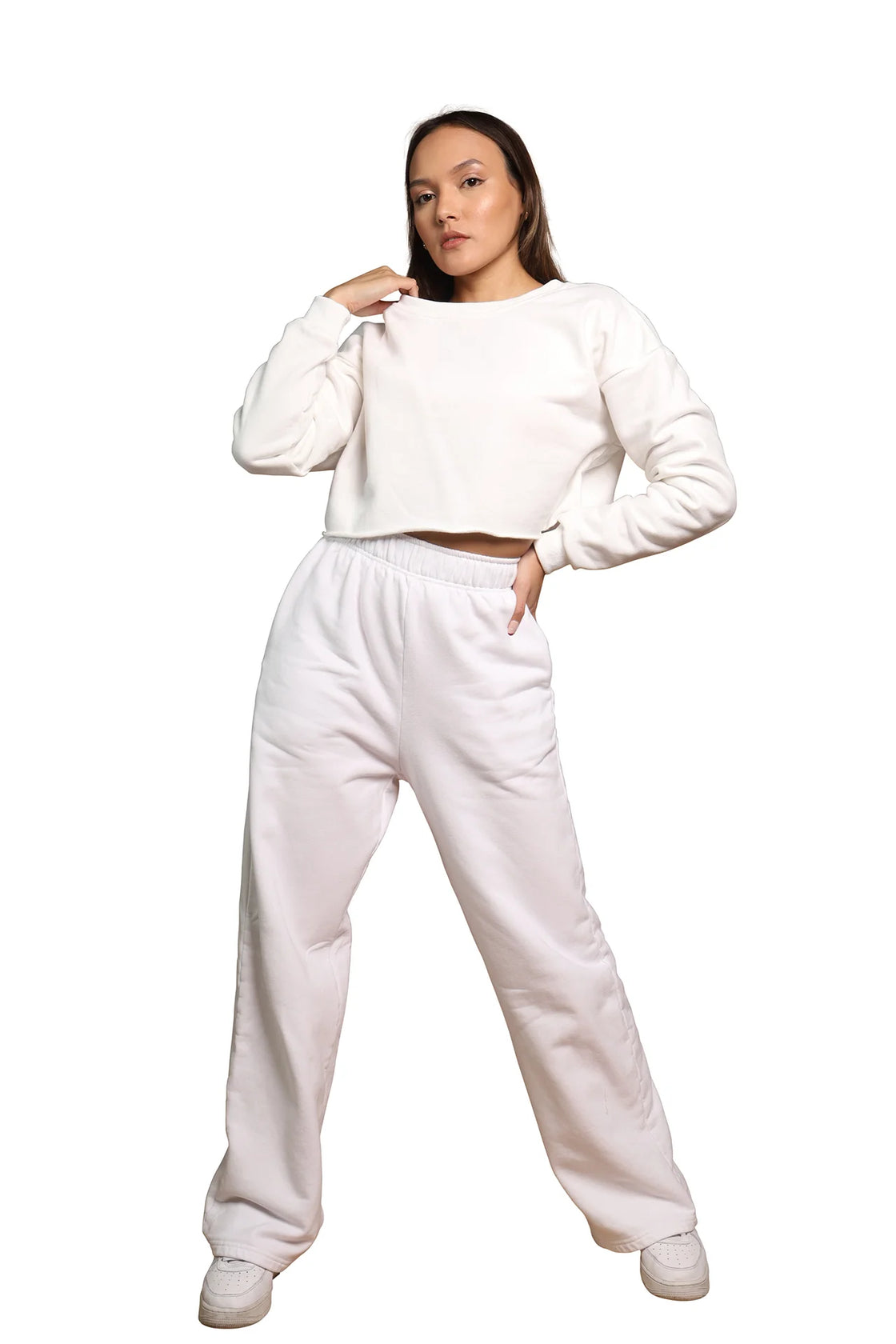 Sweatpants in white