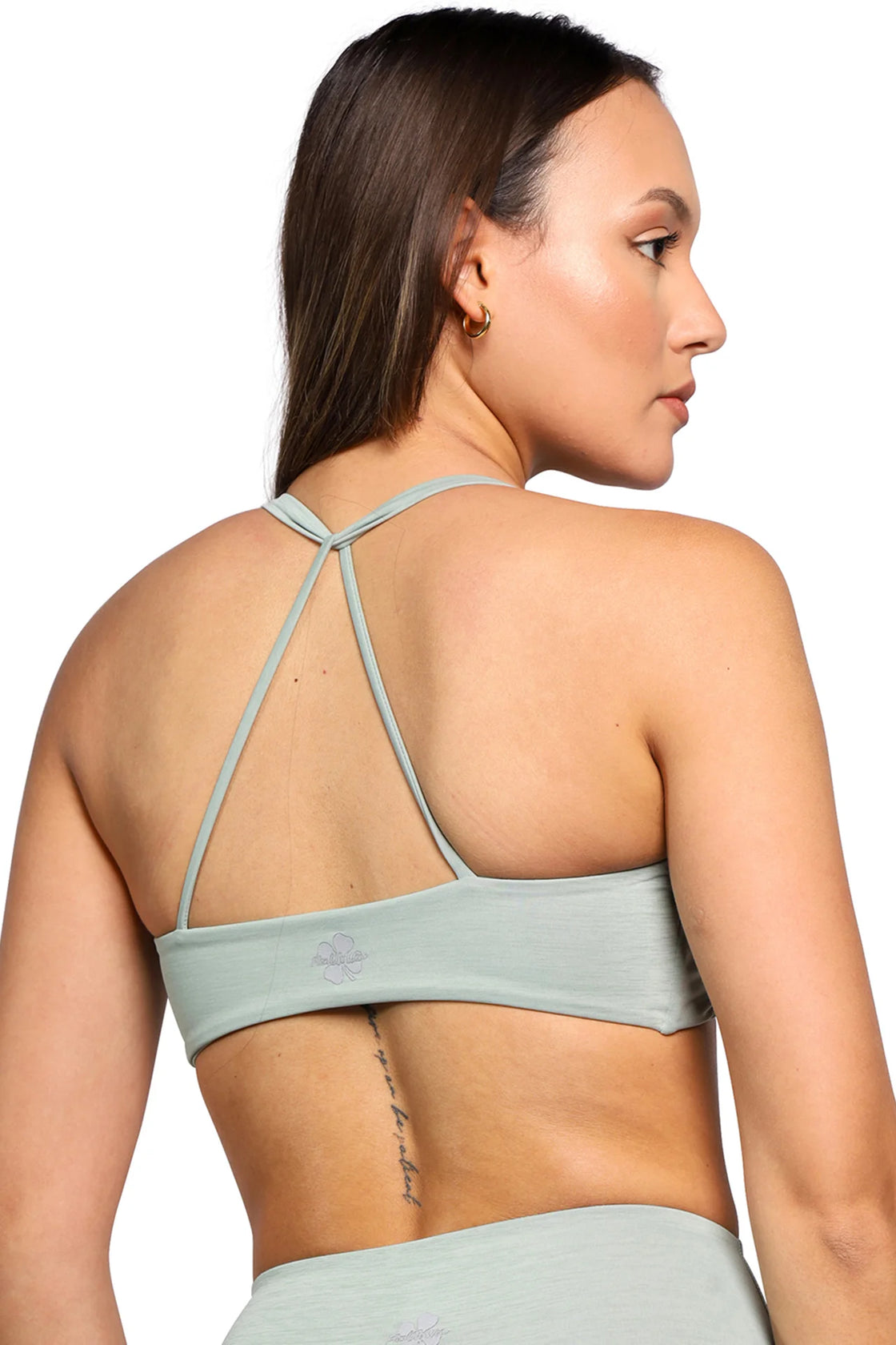 Women Light green bra