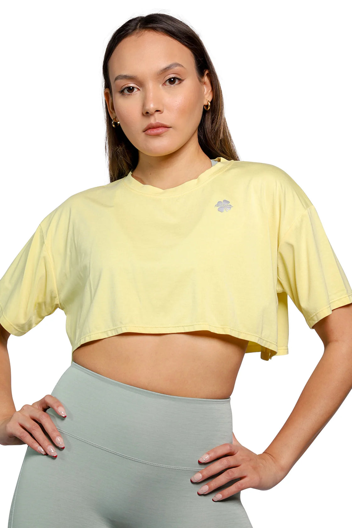 Yellow crop-top