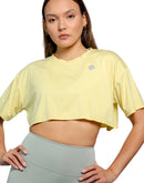 Yellow crop-top