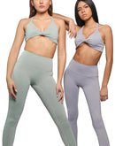 Light green leggings sets