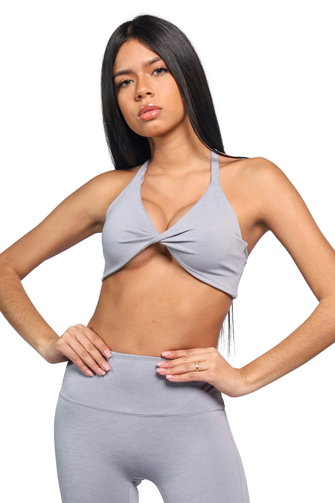 Women light grey bra