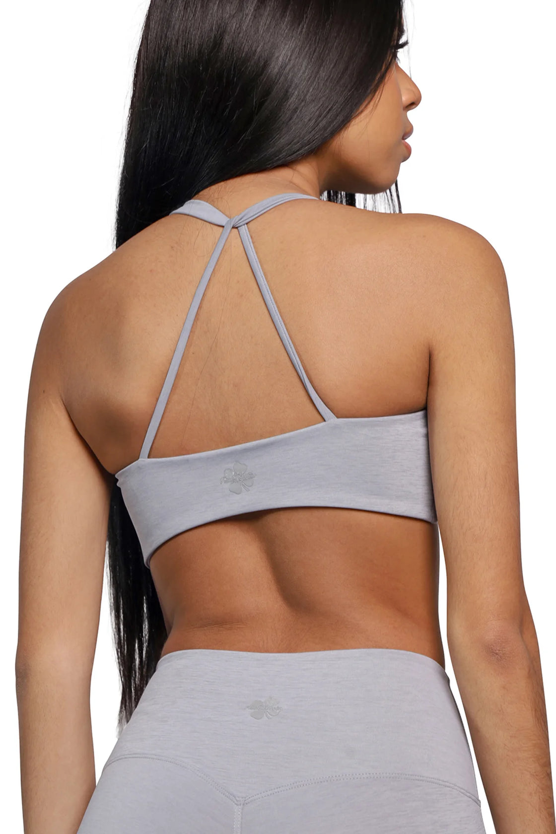 Women light grey bra back