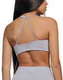 Women light grey bra back