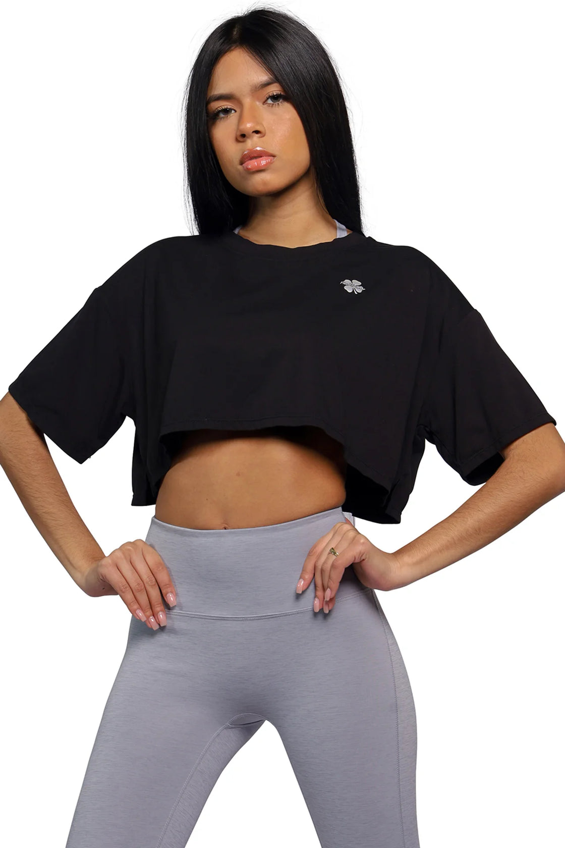 Black crop top