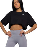 Black crop top