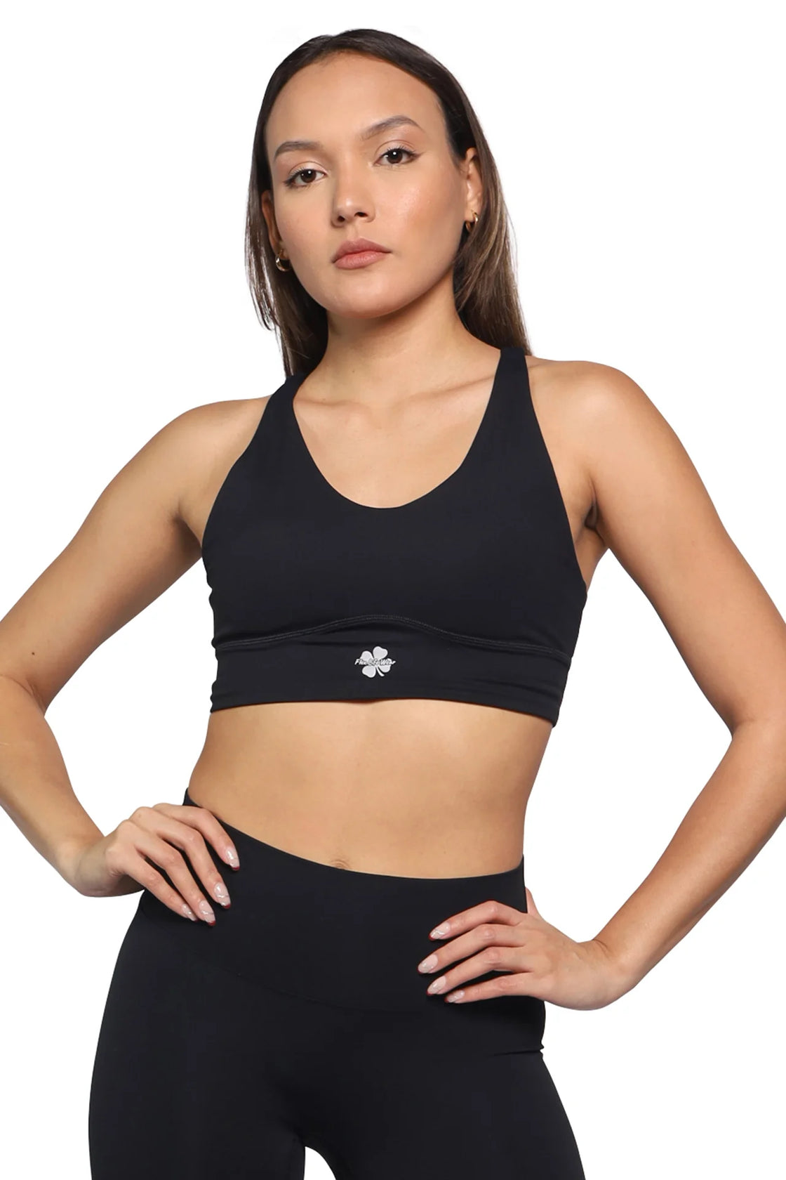 Strappy bra black