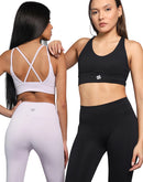 Activewear bra in lavender