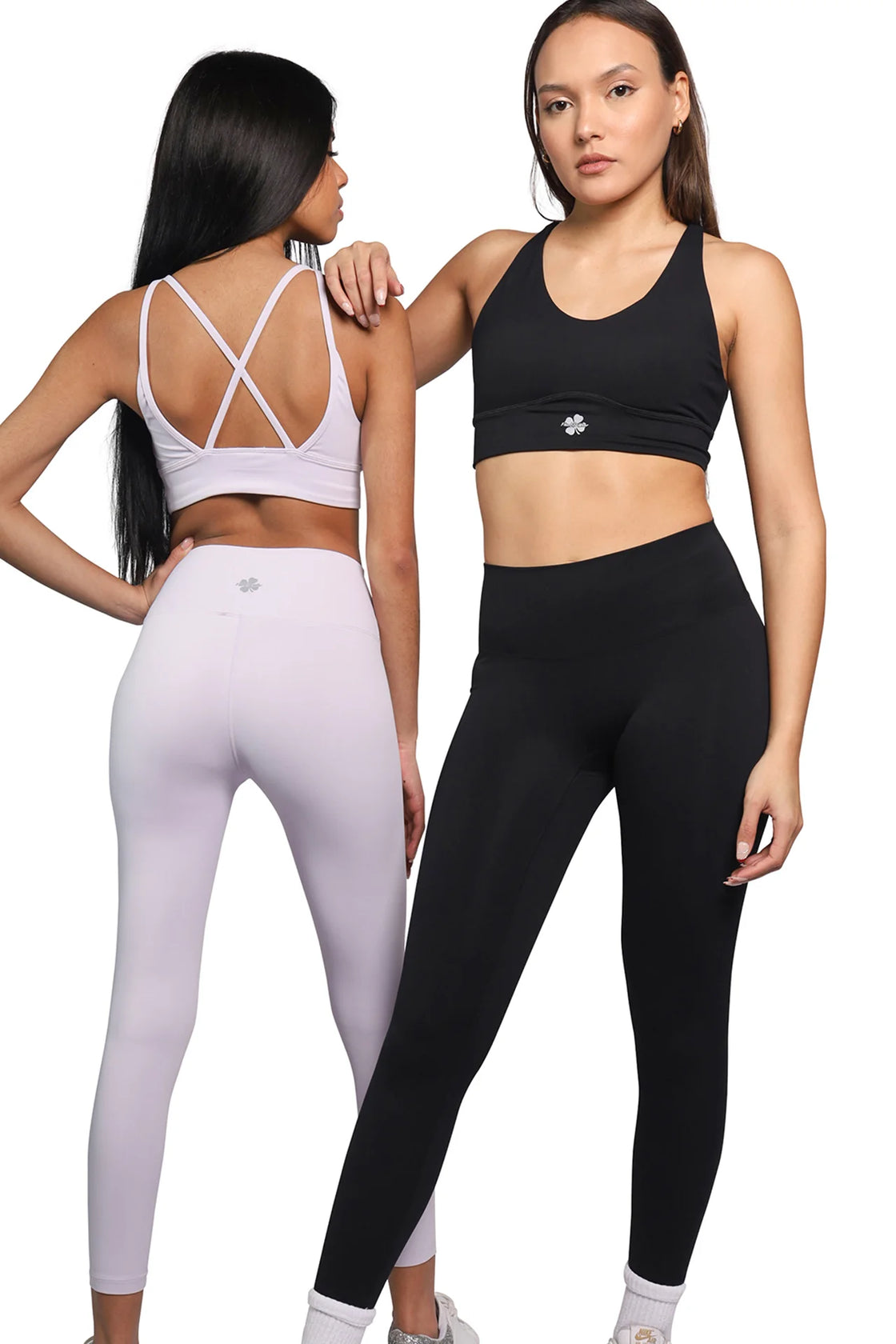 Lavender leggings with bra for women
