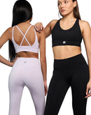 Black color bra for yoga