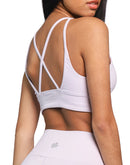 Women lavender strappy bra