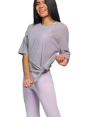 light grey mesh top