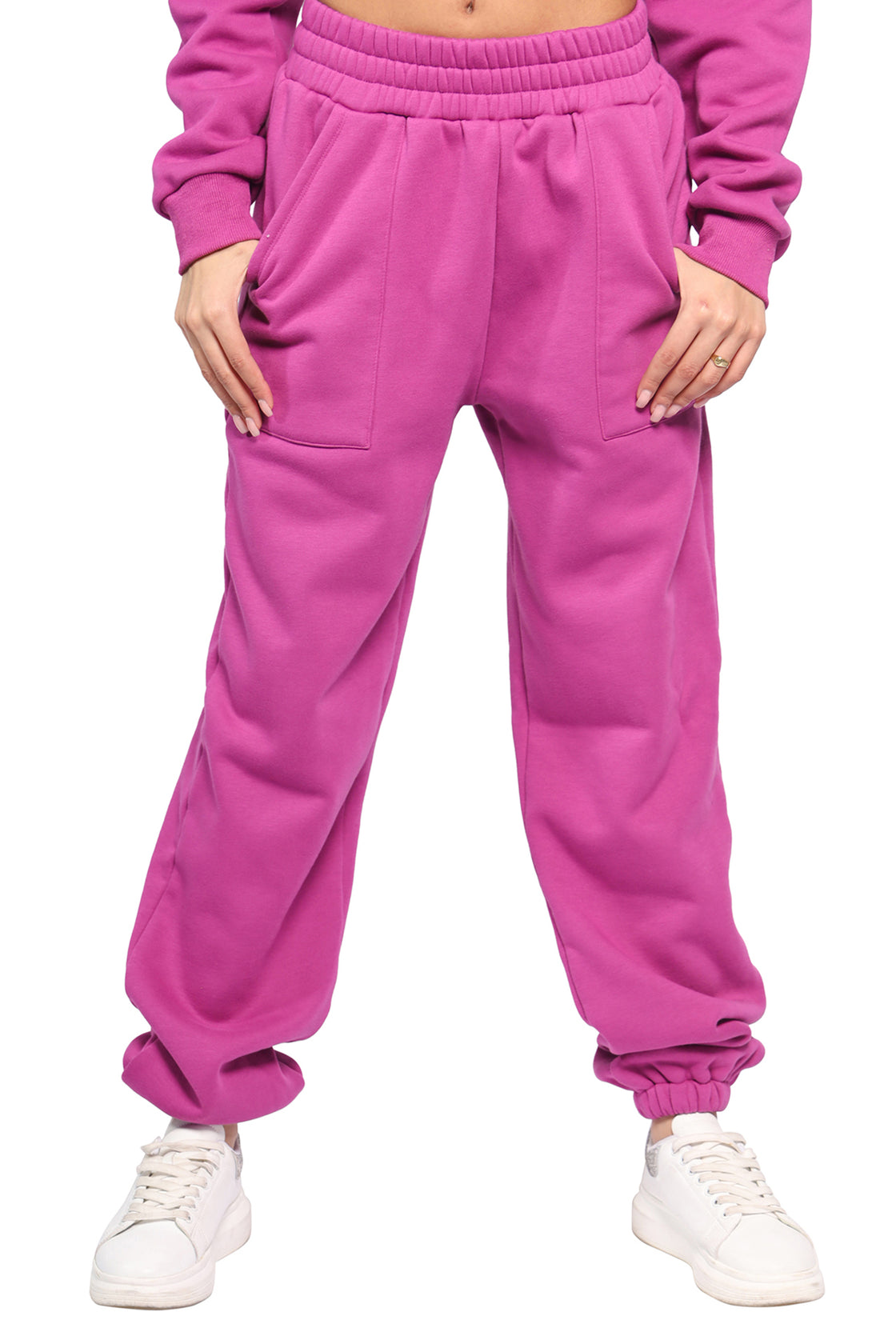 Women Joggers in hot pink