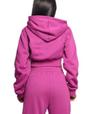 Hoodie in hot pink winter