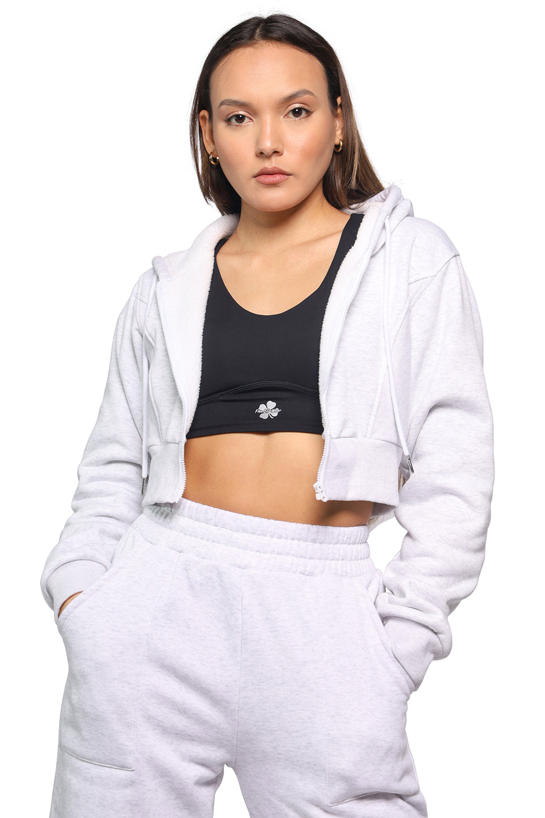 winter Off-white hoodie for women