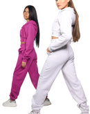 Off-white sets for women joggers and hoodie