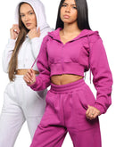 Womens hoodies in off-white color