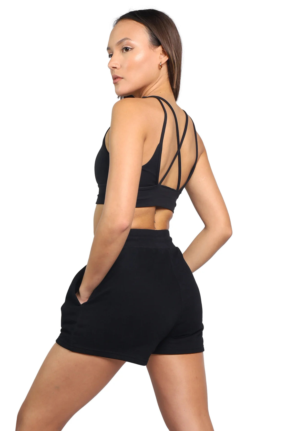 Sports bra in black