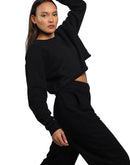 Long sleeve top in black
