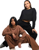 Brown color oversize set
