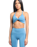 Women blue bra