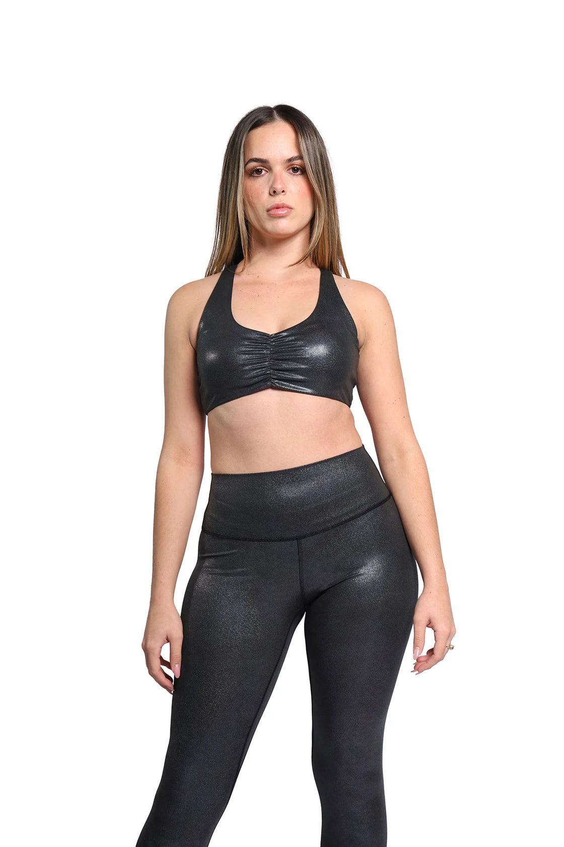 black body shaping bra and leggings