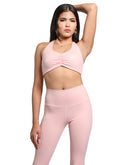 gloss pink shine bra and leggings
