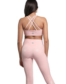 women shine gloss pink bra