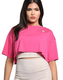 Pink crop top