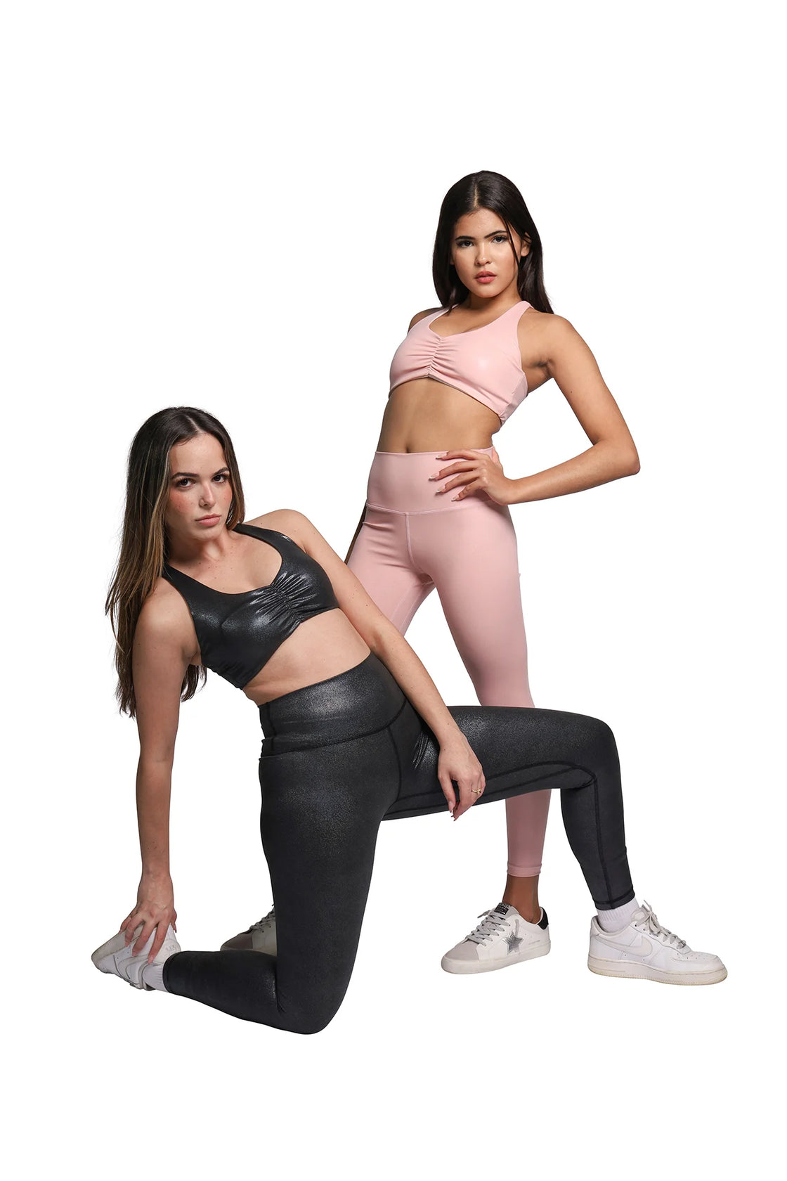 Shine leggings in black