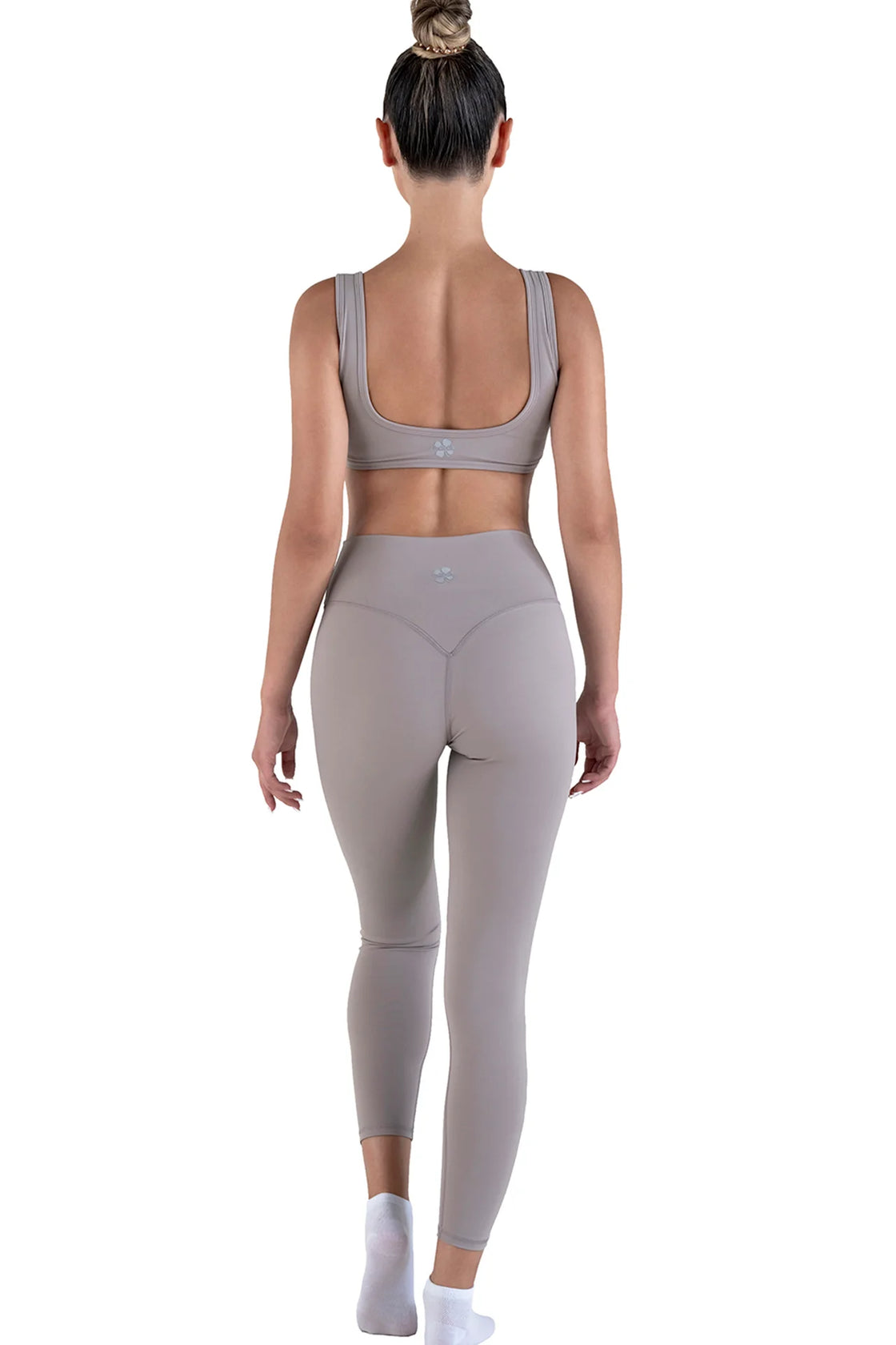 Activewear set in tan color