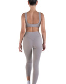 Activewear set in tan color