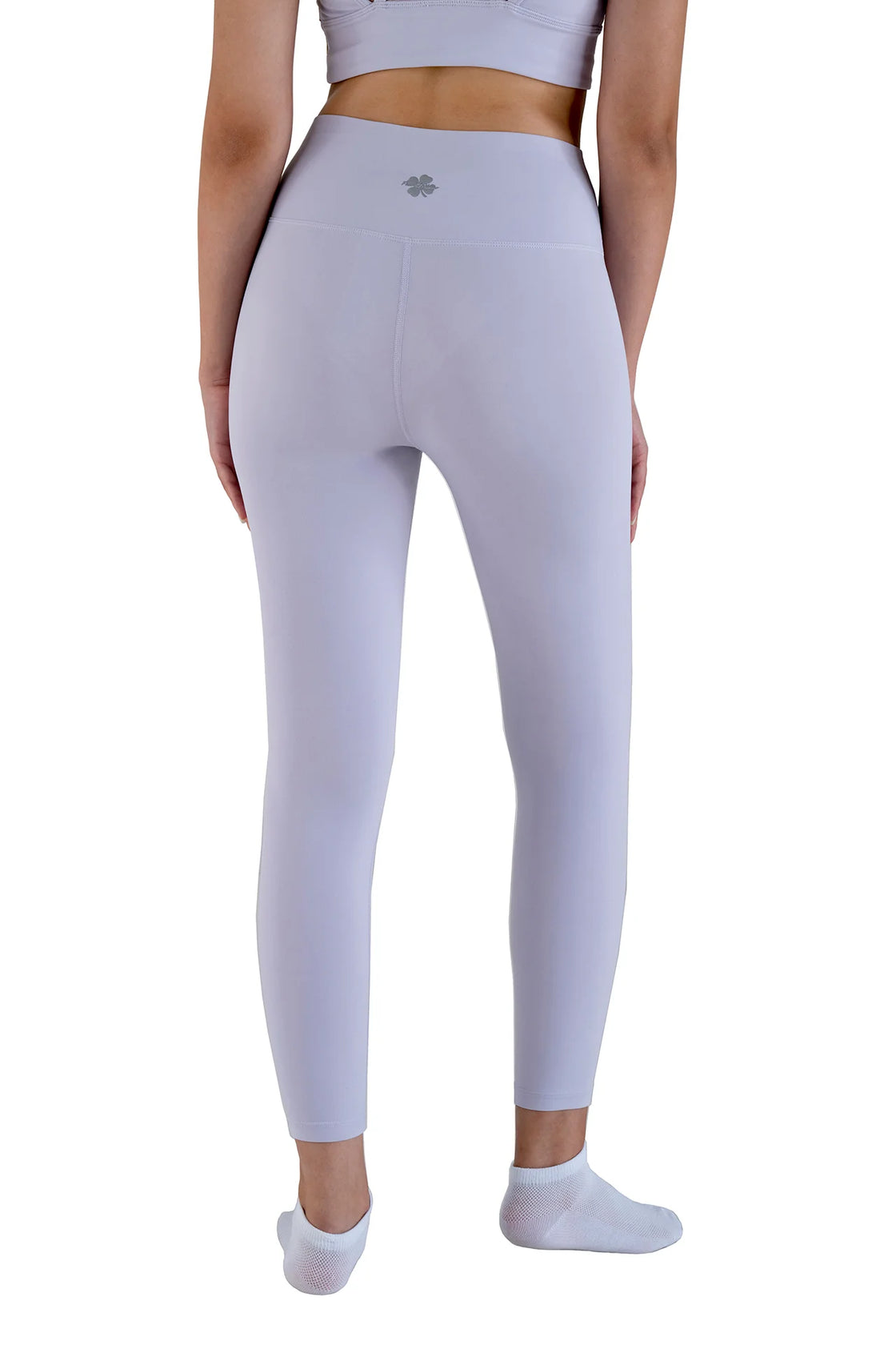 Lavender leggings from back