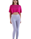 Yoga gym leggings in Lavender color