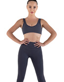 Women activewear set in dark grey
